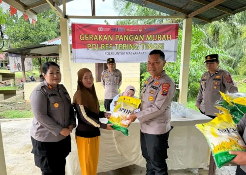 Gerakan Pangan Murah Polres Tebing Tinggi, Hadirkan Harapan di Tengah Kenaikan Harga