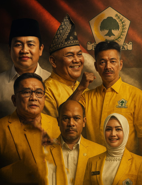 Pertarungan Makin Panas! Enam Kader Berebut Kursi Ketua Golkar Riau, DPP Tiba-Tiba Tunda Musda