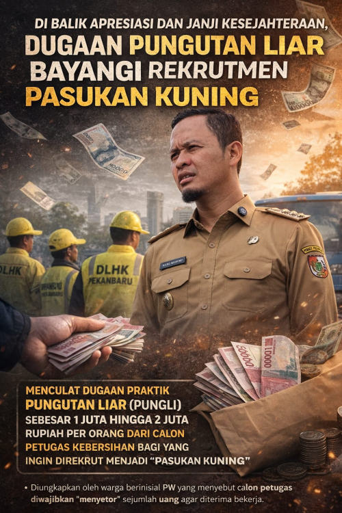Di Balik Apresiasi dan Janji Kesejahteraan, Dugaan Pungli Bayangi Rekrutmen Pasukan Kuning Pekanbaru