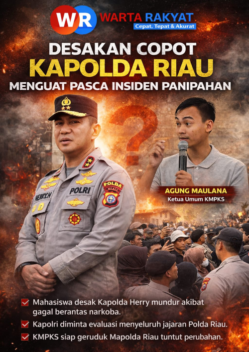 Desakan Copot Kapolda Riau Menguat Pasca Insiden Panipahan
