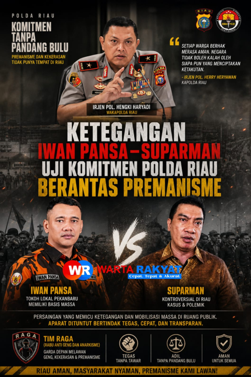 Ketegangan Iwan Pansa - Suparman Uji Komitmen Polda Riau Berantas Premanisme