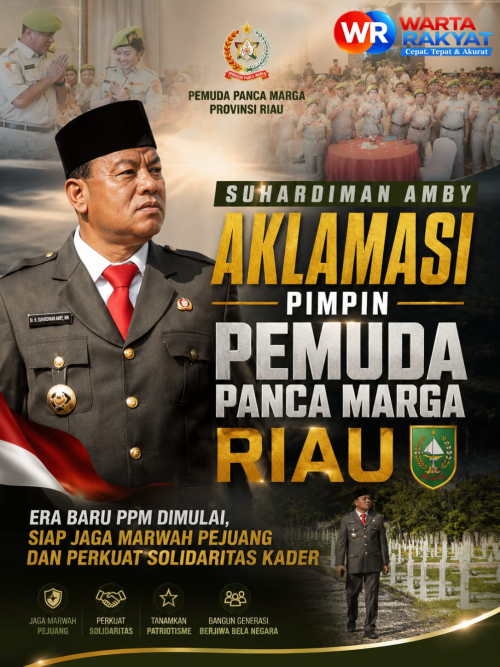 SUHARDIMAN AMBY AKLAMASI PIMPIN Pemuda Panca Marga RIAU  Era Baru PPM Dimulai, Siap Jaga Marwah Pejuang dan Perkuat Solidaritas Kader