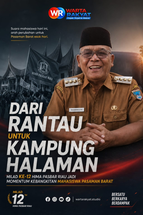 Dari Rantau untuk Kampung Halaman: Milad ke-12 Hima Pasbar Riau Jadi Momentum Kebangkitan Mahasiswa Pasaman Barat