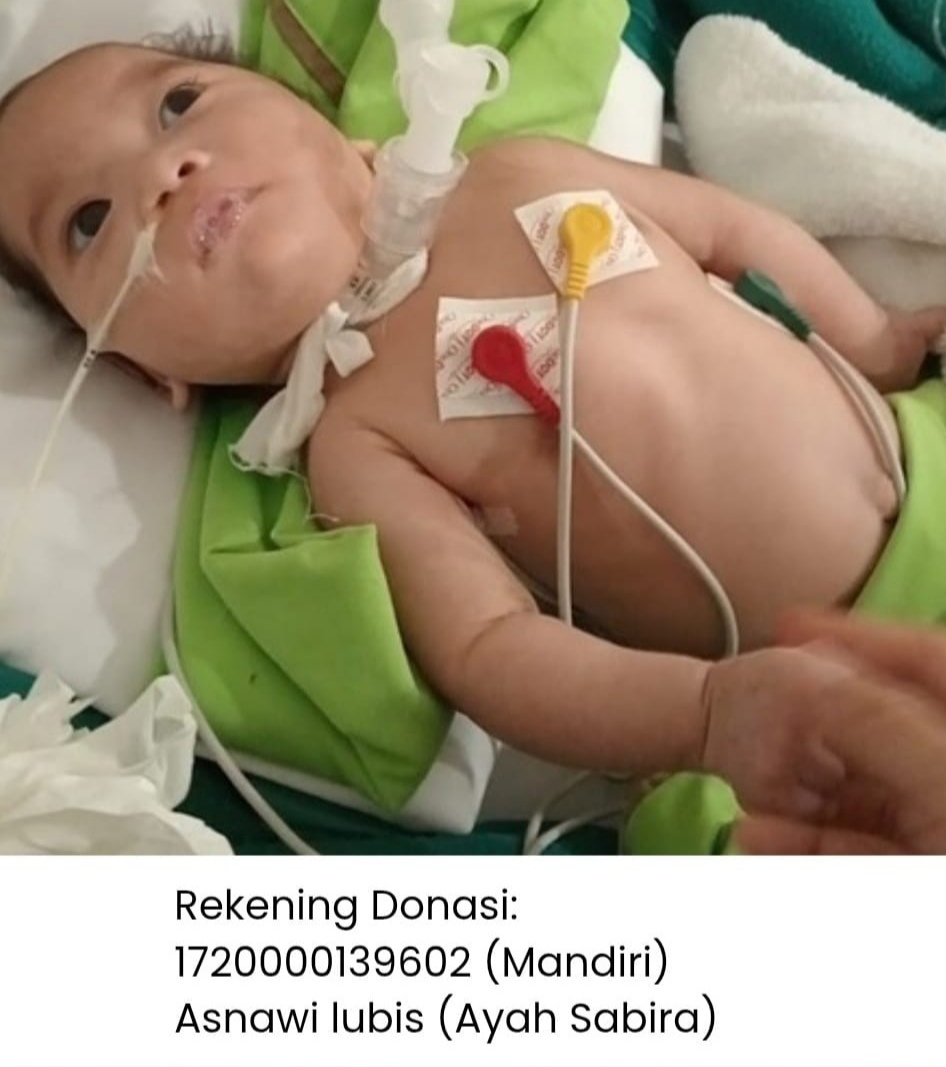 Tangisan Bayi 7 Bulan di Ujung Harapan: Bertarung dengan Kelainan Paru dan Infeksi Lambung, Orang Tua Menjerit Butuh Uluran Tangan