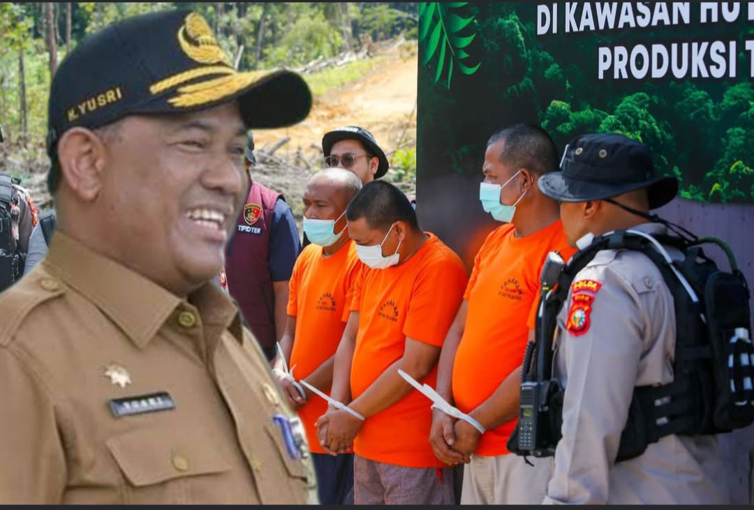 Eks Sekda Kampar Yusri Diduga Terseret Kasus Perambahan Hutan