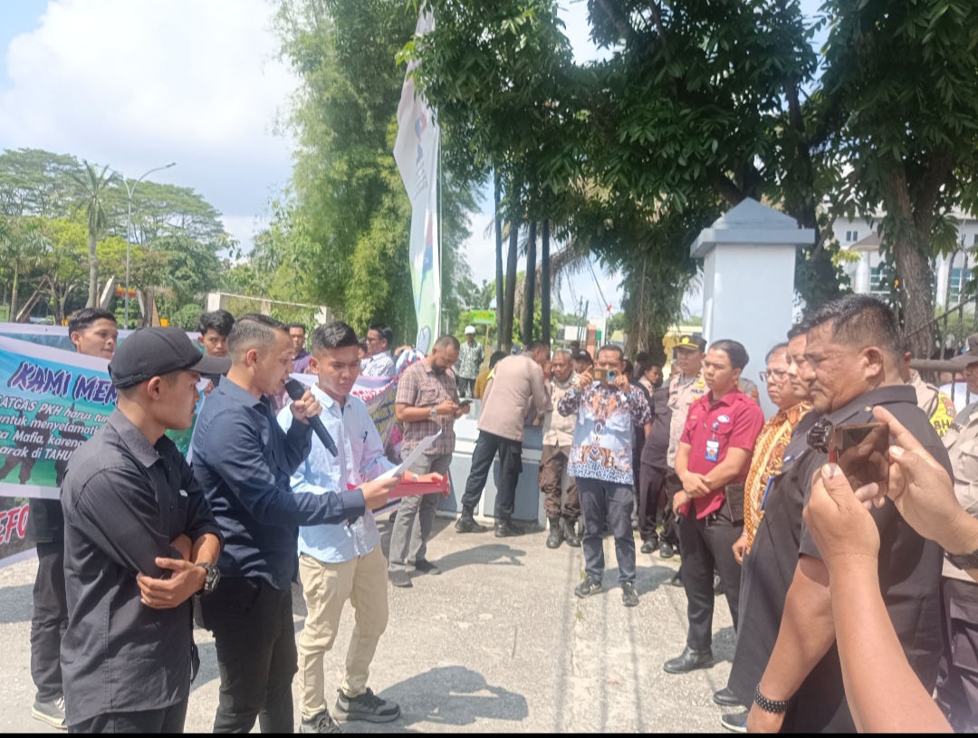 BPKP Dinilai  Tutup Mata , Aksi Mahasiswa Desak Penetapan Tersangka Korupsi SKT di Kawasan Hutan Kota Garo