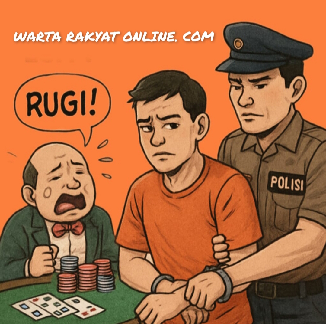 Main Judi Kalah Menang Biasa, Tapi Kalau Bandar Rugi, Polisi Marah Luar Biasa!