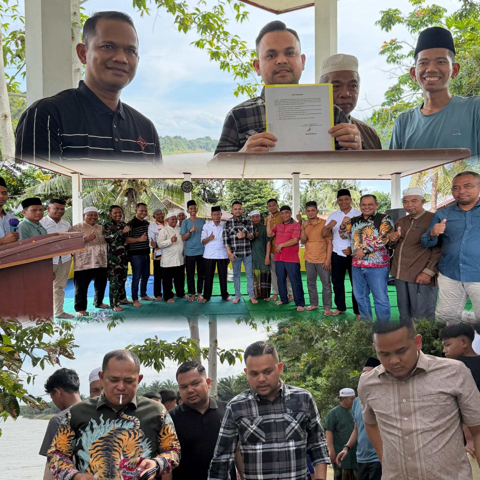 BALIMAU KASAI BERGEMA DI DESA KUALU: Pebriyan Winaldi Tebar Kepedulian, Komitmen Nyata untuk Umat dan Negeri