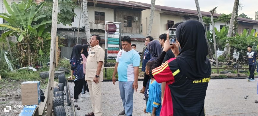Bupati Suhardiman Ajak Anak Muda Kuansing Majukan Petanque, Sekaligus Tinjau Fasilitas Mandi Uap di Benai